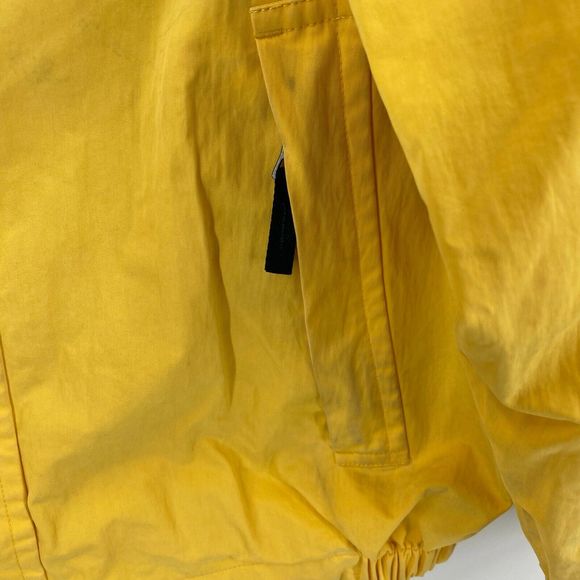 VTG Nautica Mens Jacket XL Bright Yellow Blue Zip - Picture 5 of 7